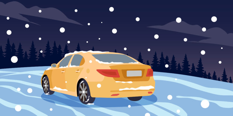 safety libabry illustrator_winter driving