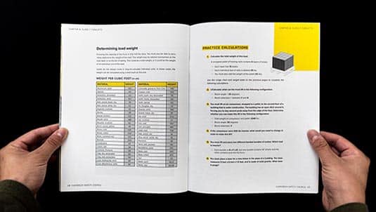 Photo of the Evergreen Safety Council forklift student handbook